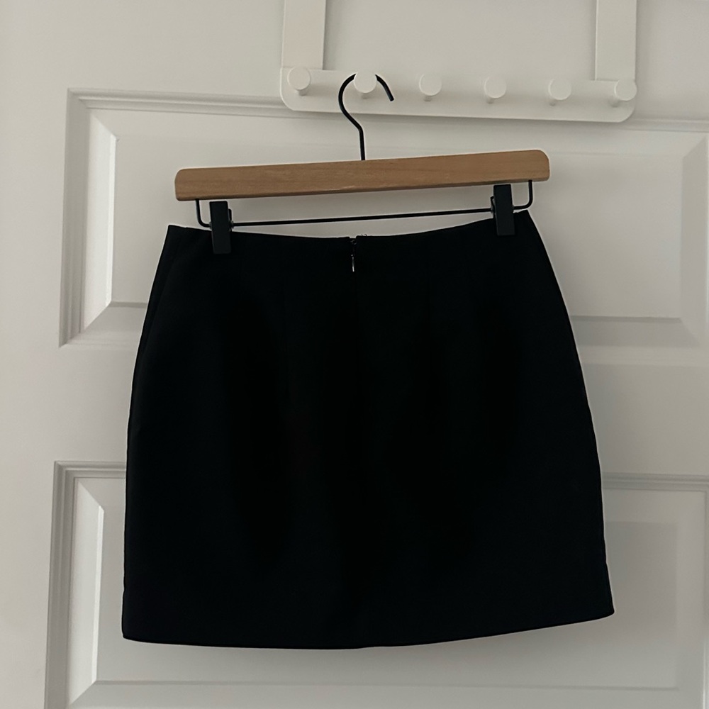 Express Black Pencil Mini Skirt - Picture 2 of 3